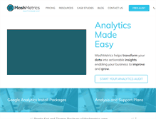 Tablet Screenshot of mashmetrics.com